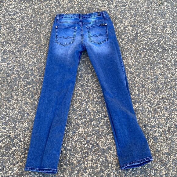 7 for all man kind standard fit light blue jeans - Picture 4 of 6